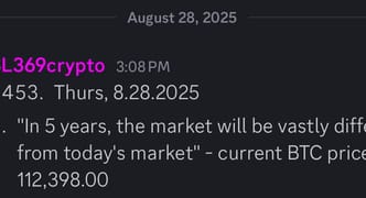 Vision log 1453 - Prediction retails need to be careful. 2026. Oil. Silver. Gold. Hedge against fiat. CRO. RSR. Doge. Different mkt in 5 years. Many coins will die off. Weaker projects cannot compete