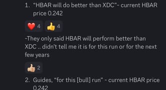 Vision log 1448- The big bear will come later. Generational wealth. 1/3 of crypto. Nothing can stop crypto in the long run. Ppl will flood into crypto. Prediction- LINK, XLM, Doge, Kaspa, SUI, XRP, HBAR, XDC, BTC, ETH 10x, Iron, Theta