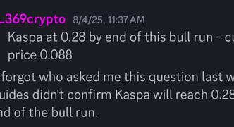 Vision log 1456 - A collection of alt coins price predictions for 2025 bull run - BTC. HBAR. XRP. THETA. ETH. XLM.ADA. DOGE. SUI. SOL. INJ. ONDO. SEI. KASPA. XDC. BCH. LINK. XCN. PYTH. Look for an exit entry. Take profits