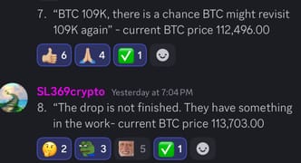 Guides nailed the crash to 103K perfectly they described it for BTC! BTC still has a chance to drop to 109K again.